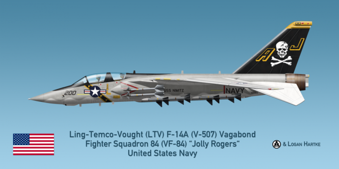 Проект палубного истребителя-перехватчика Vought V-507 Vagabond. США