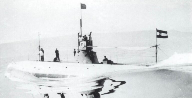 SM U-5 на ходовых испытаниях, 1909 г.