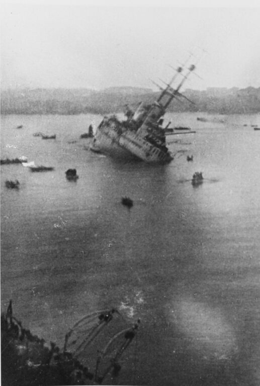 «Вирибус Унитис» тонет в гавани Полы, 1 ноября 1918 года