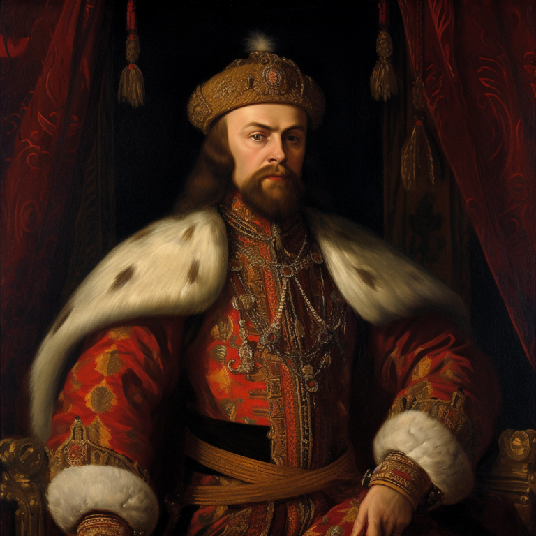 Русский царь Алексей II. Картина нейросети Миджорни