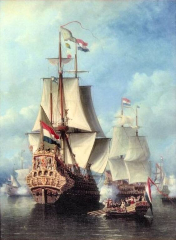Флагман голландского флота De Zeven Provinciën.