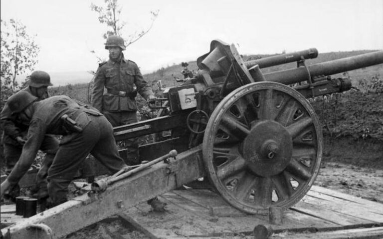 105 мм немецкая гаубица 