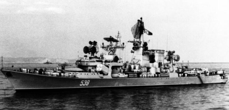Головной БПК пр. 1134-Б "Николаев" в 1973 г.