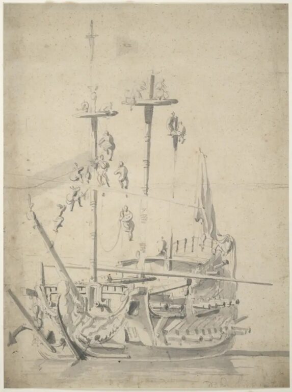 HMS Constant Warwick, 1645 год.