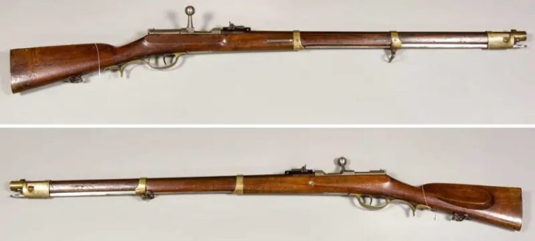 Егерская винтовка Дрейзе образца 1854 года. Музей армии, Стокгольм