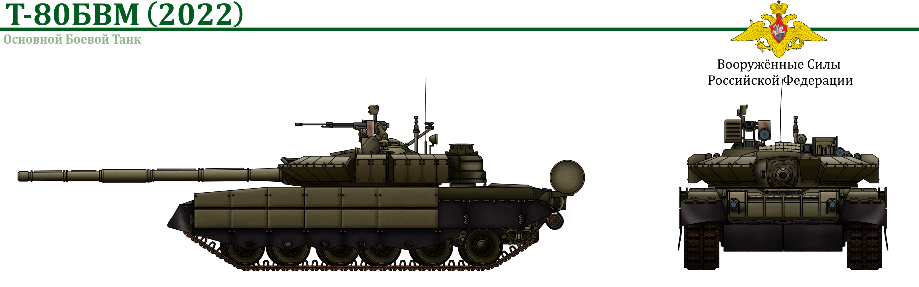 Все (почти) иллюстрации модификаций богоподобного танка Т-80