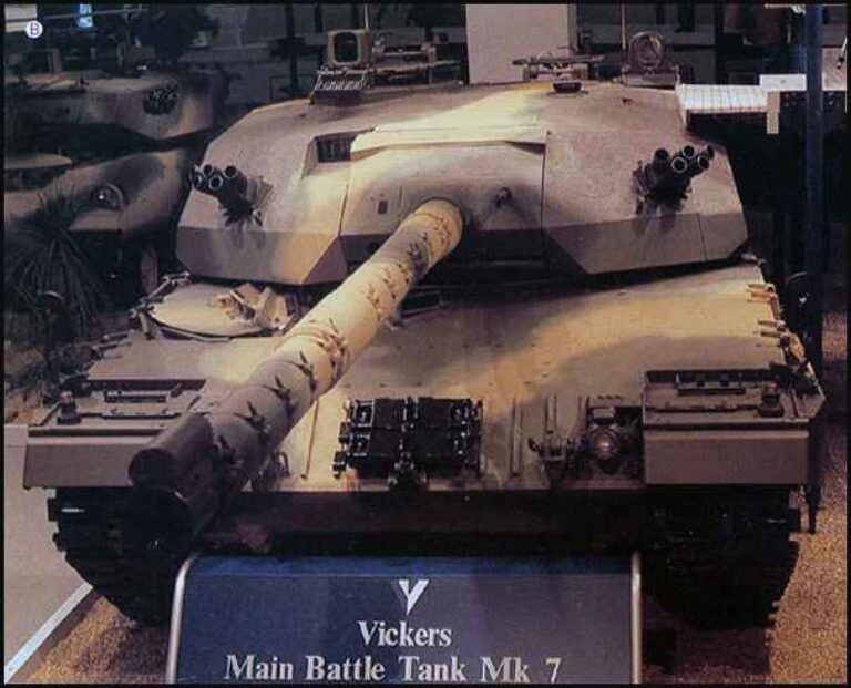 Последняя попытка Виккерс сделать экспортный бестселлер. Основной боевой танк Vickers Мк 7. Великобритания