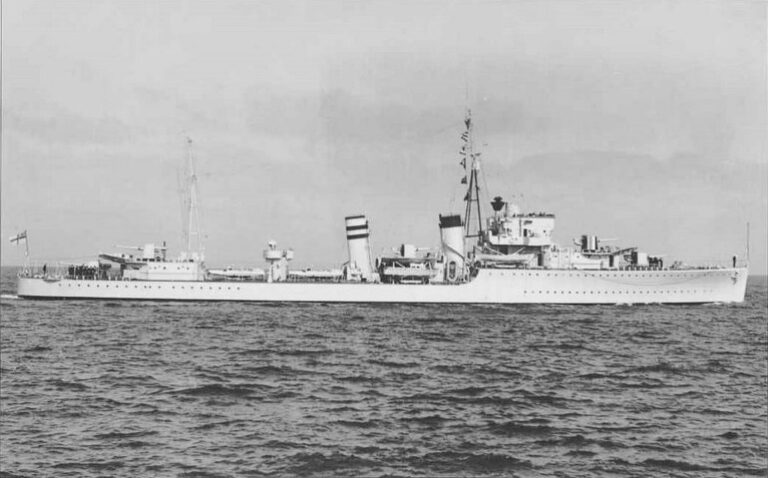 Лидер британских эсминцев «Харди» (HMS Hardy)