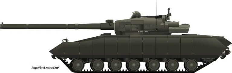 Перспективный танк «Объект 477А1»: реальность против мечтыПредполагаемый облик танка "477А" обр. 1993 г.