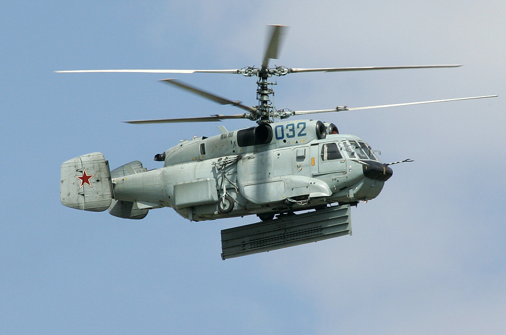 Корабельный вертолёт радиолокационного дозора Ка-31. Россия
