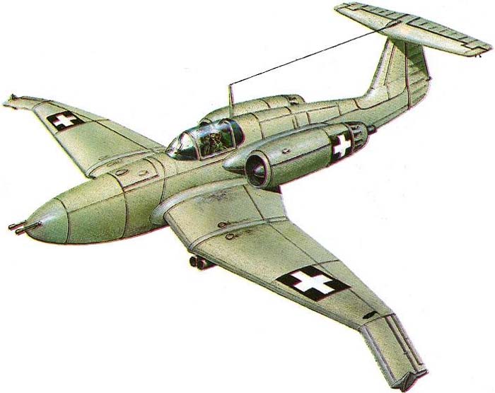 Альтернативный венгерский реактивный истребитель Второй Мировой - Weiss Manfred XNI-2 "Kameleon"/ 1944.