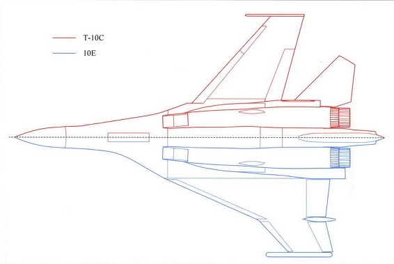 Проект самолёта Су-27XL. СССР