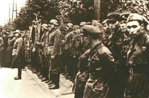 Совместный парад советских и германских войск в Бресте в 1939 году