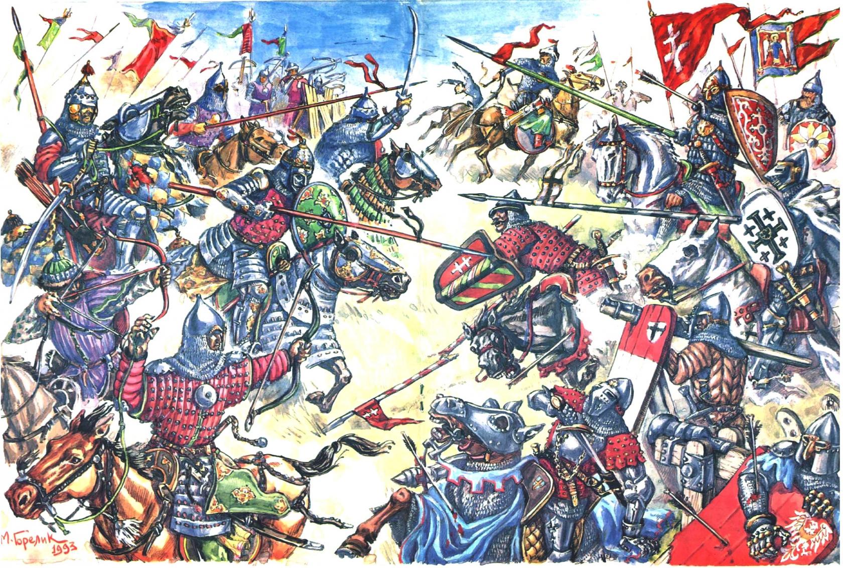 Победа Витовта в битве при Ворскле
