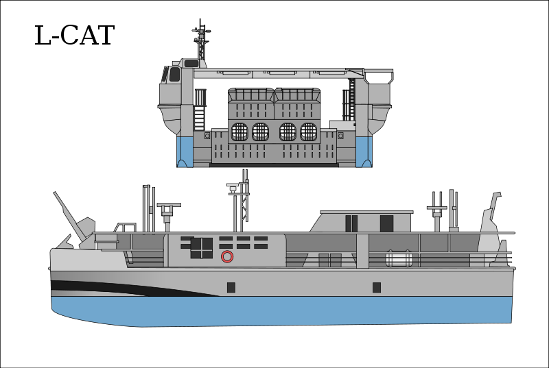 Десантный корабль L-CAT. Франция