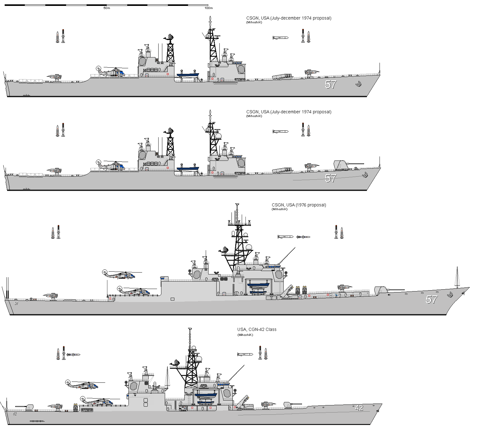 Американский ответ нашим Орланам (крейсерам проекта 1144) – ударный крейсер CSGN. США