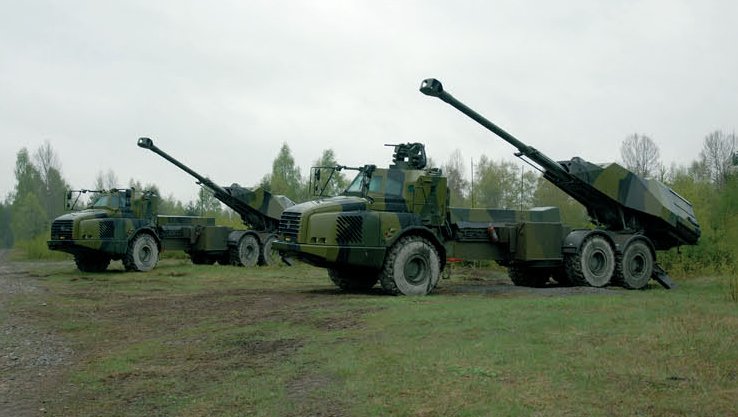 Самоходная артиллерийская установка FH77 BW L52 Archer. Швеция