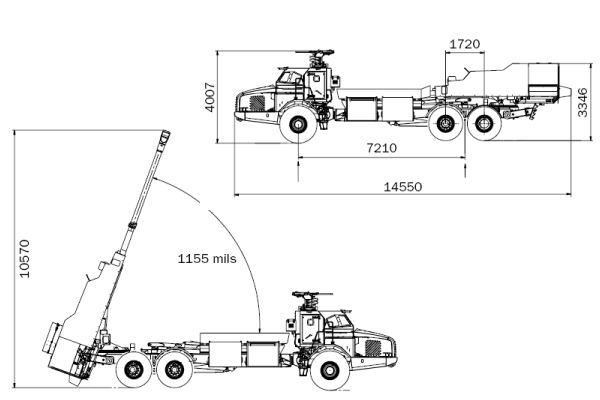 Самоходная артиллерийская установка FH77 BW L52 Archer. Швеция