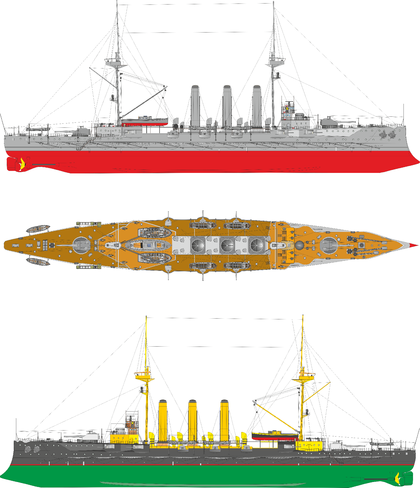ВМФ Республики Гардарика - Броненосные крейсера типа «Новоархангельск»