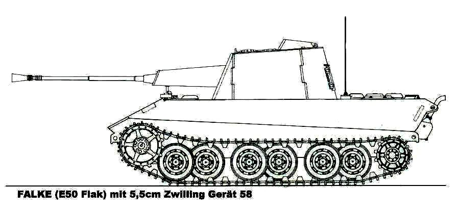 САУ на базе танков Е-серии. Германия.