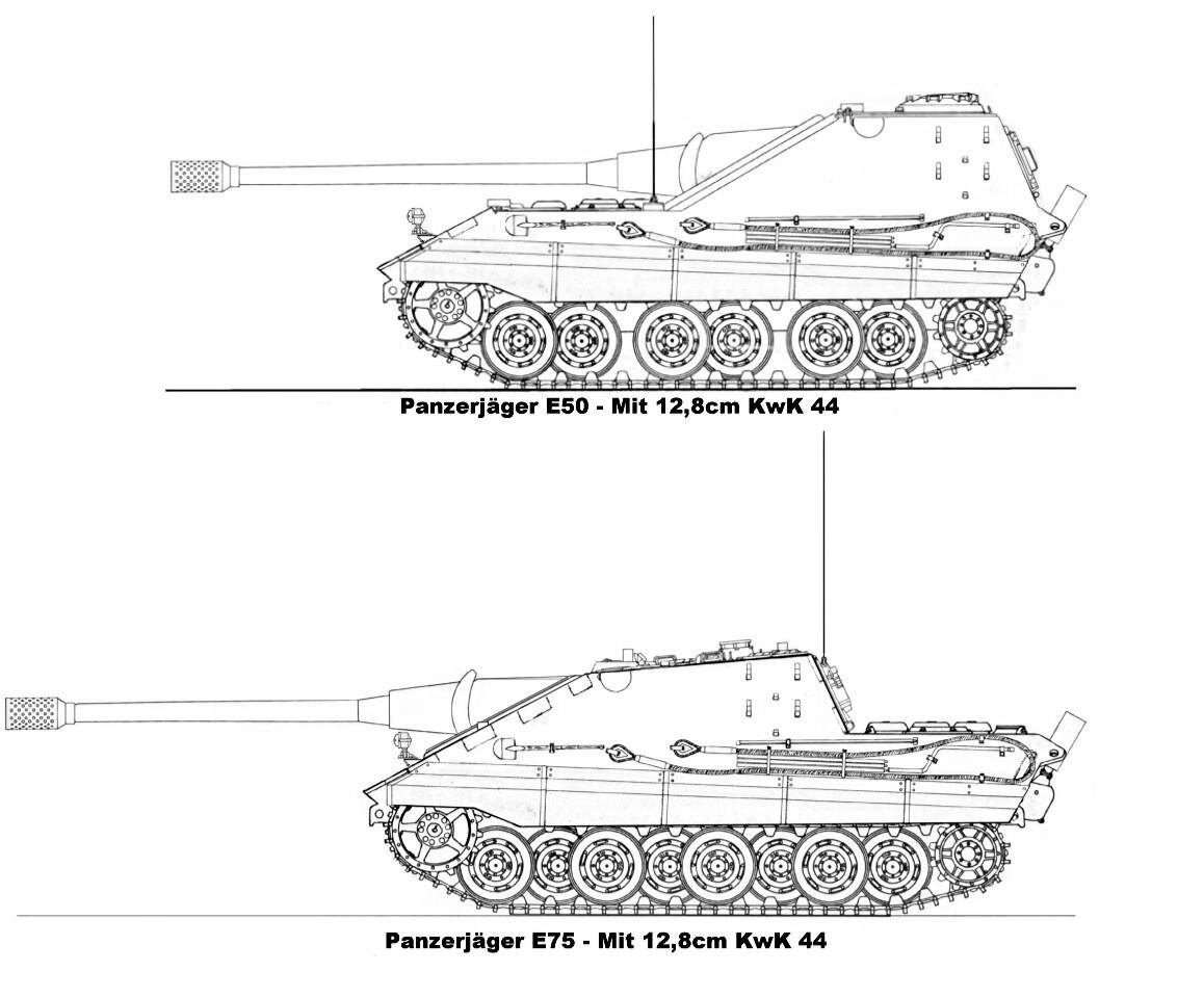 E 50 Ausf. M чертёж