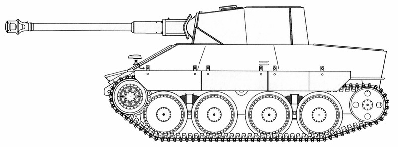 Нереализованный вариант модернизации чешского танка PzKpfw 38 (t).