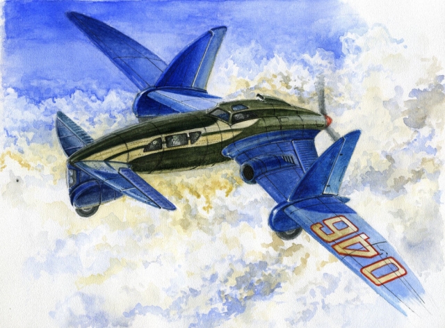 Альтернативная история авиации в картинах художника В.Ульянова.