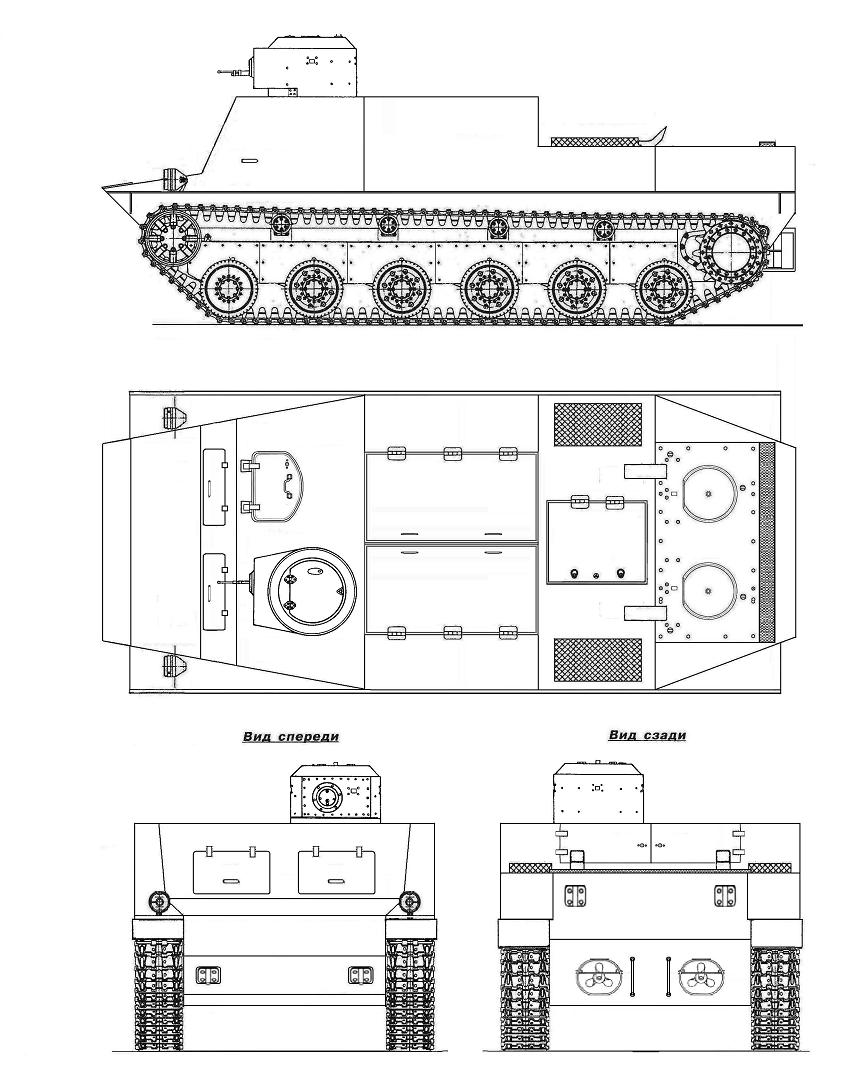 Альтернативные танки РККА образца 1937 года. Саранча и крокодилы
