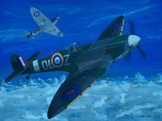 Истребитель Supermarine Spitfire Mk V. Англия