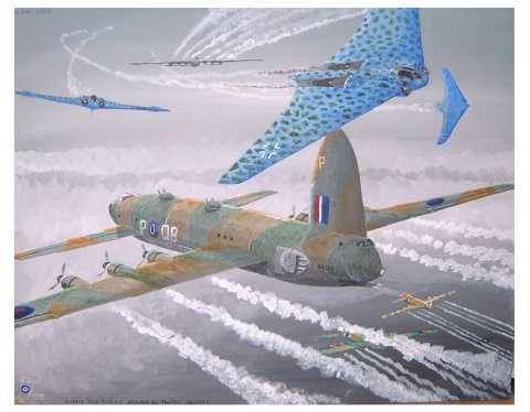 Альтернативная история авиации в картинах художника Джона Делла.