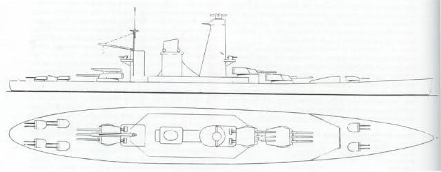 Мечта японских адмиралов. Проект линкора для замены линкоров типа Фусо капитана Фудзимото.