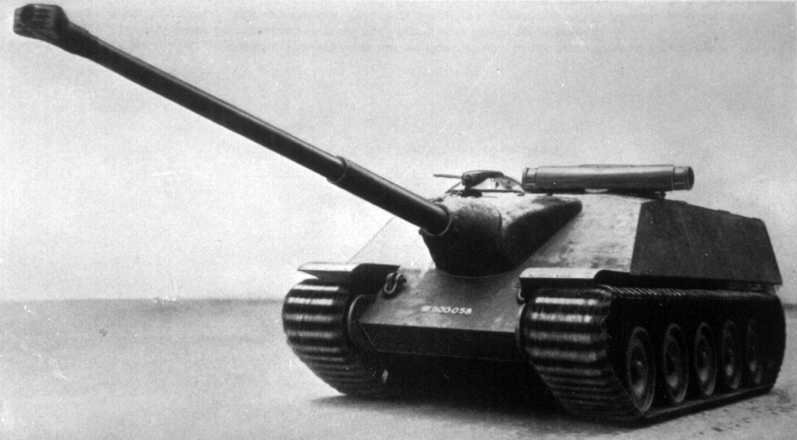 Первая послевоенная французская САУ - AMX 50 Foch