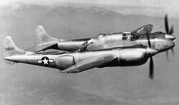 Тяжёлый истребитель Lockheed XP-58 Chain Lightning. США