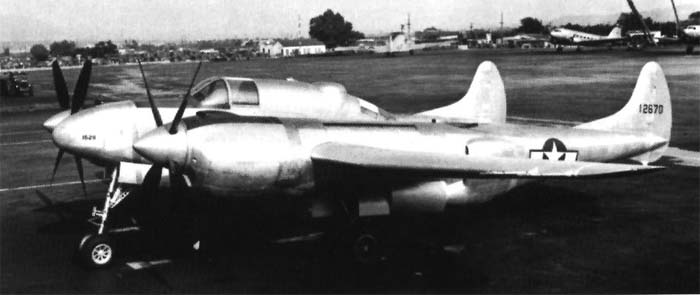 Тяжёлый истребитель Lockheed XP-58 Chain Lightning. США