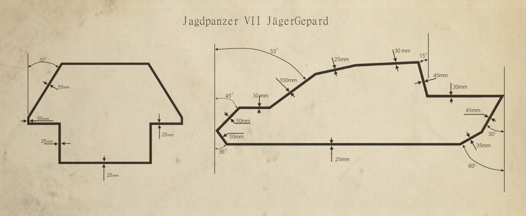 Альтернативное САУ Jagdpanzer VII JagerGepard. Германия