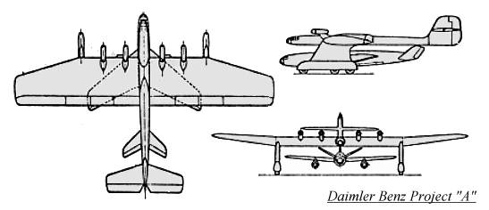 Daimler Benz Project "A I" - самолет-носитель