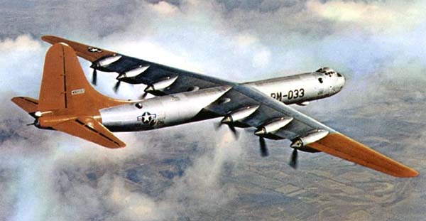 Convair B-36 Peacemaker (США)  – венец развития поршневых бомбардировщиков.