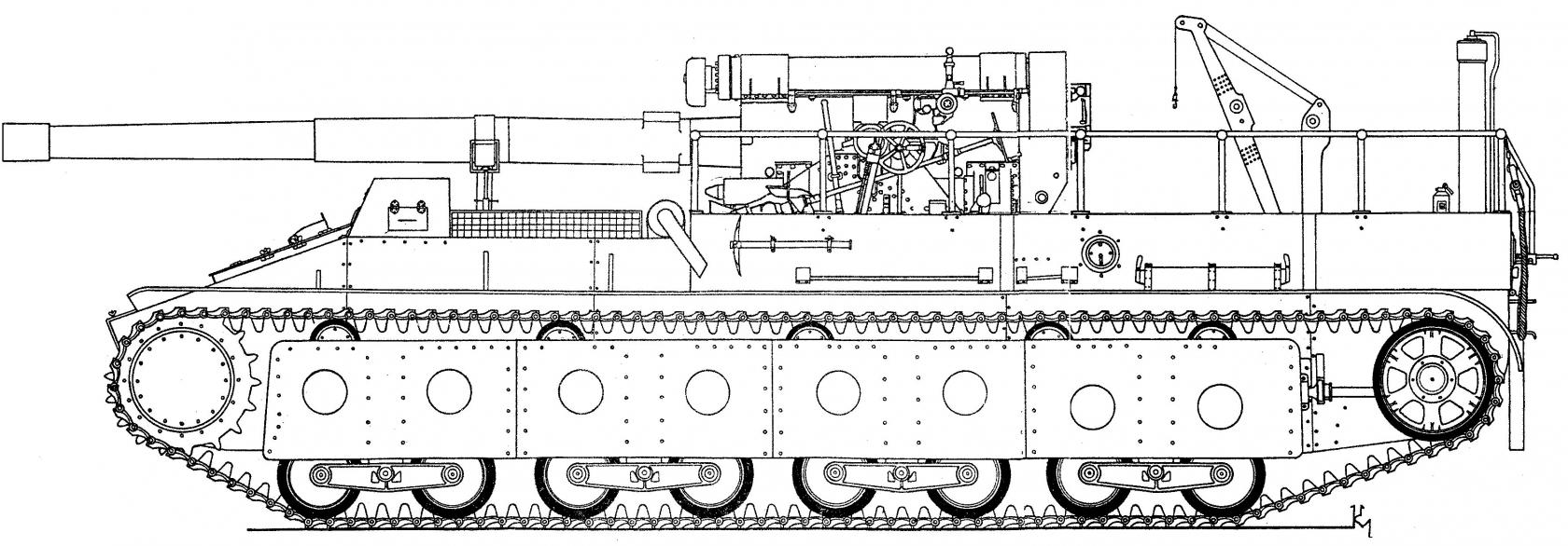 Самоходная артиллерийская установка Су-14. СССР