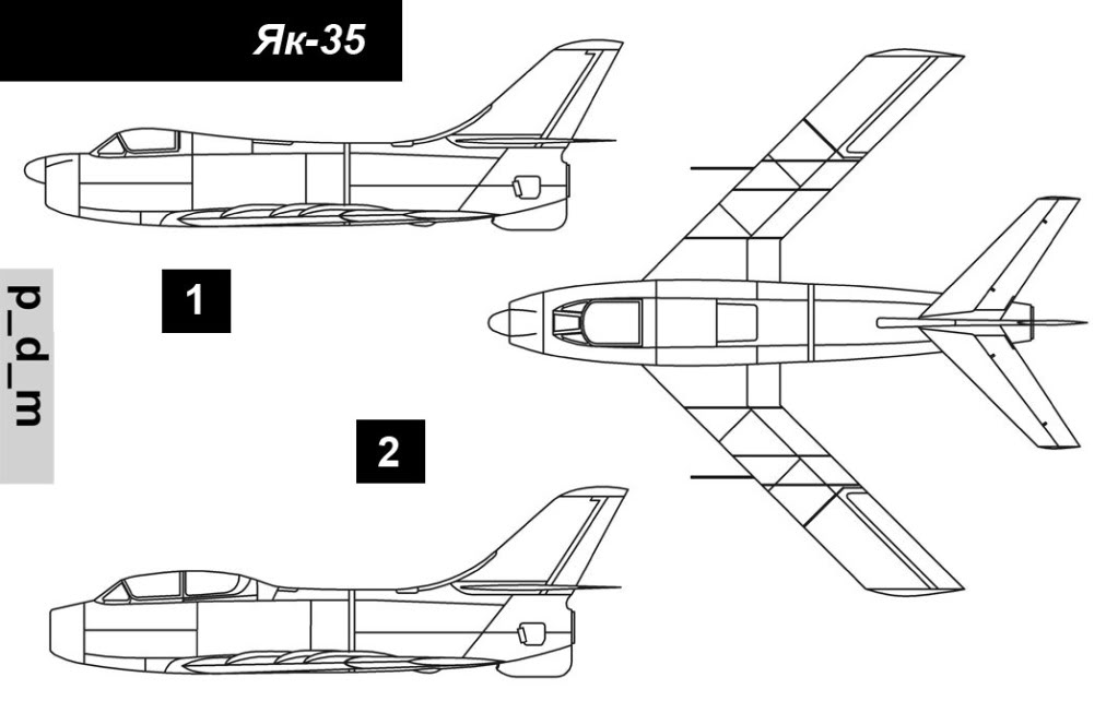 Альтернативный советский палубный истребитель Як-35