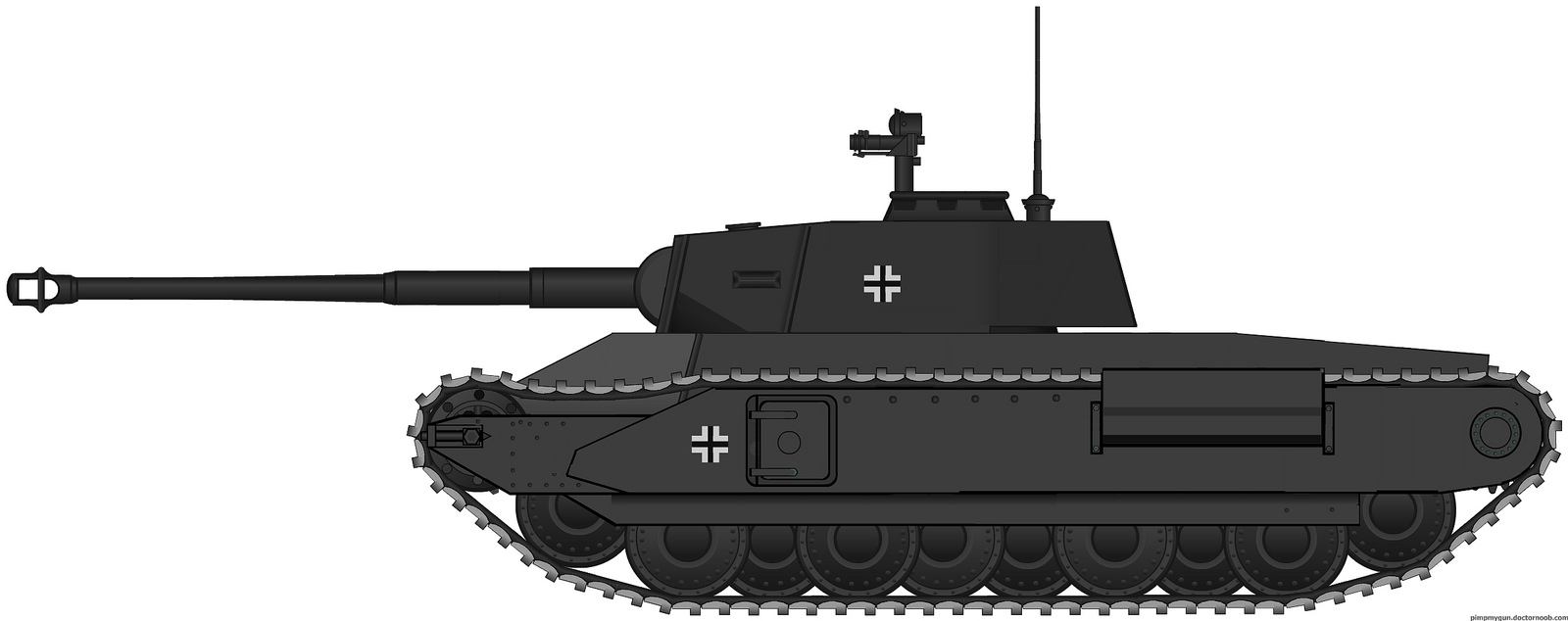Альтернатива Тигру или каким мог стать немецкий тяжёлый танк Pz VI Krokodil