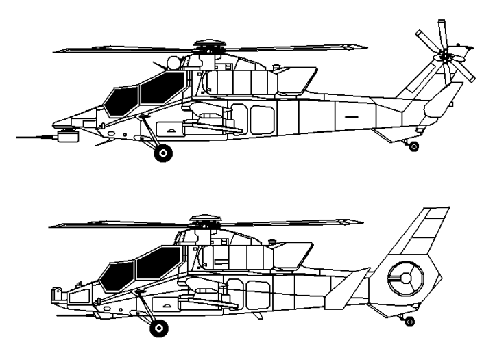 Китайский ударный вертолёт WZ-10.