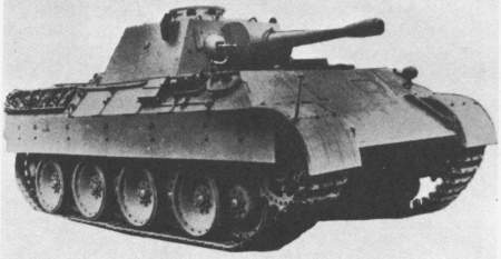 Танк корректировки артиллерийского огня - Beobachtungspanzer Panther на базе модификаций Ausf D
