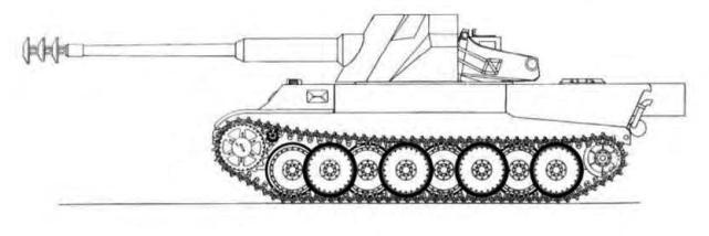 Единичные и нереализованные проекты боевых машин на базе танка «Пантера». Германия.