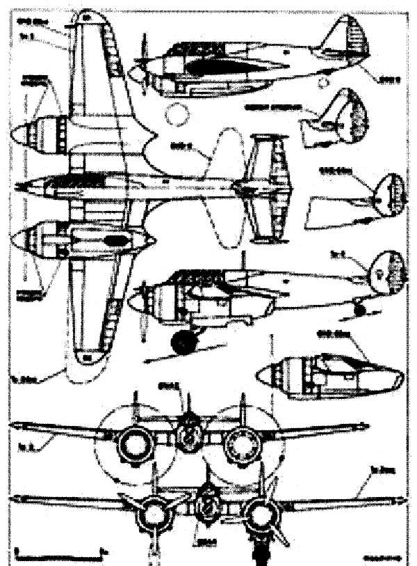Схема штурмовика Та-3