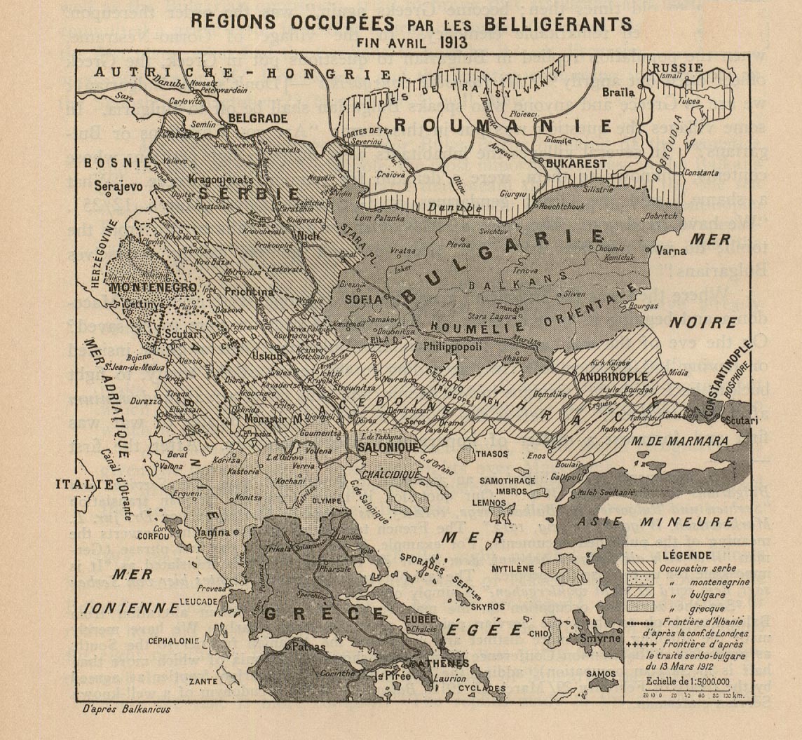Россия межу Болгарией и Сербией
