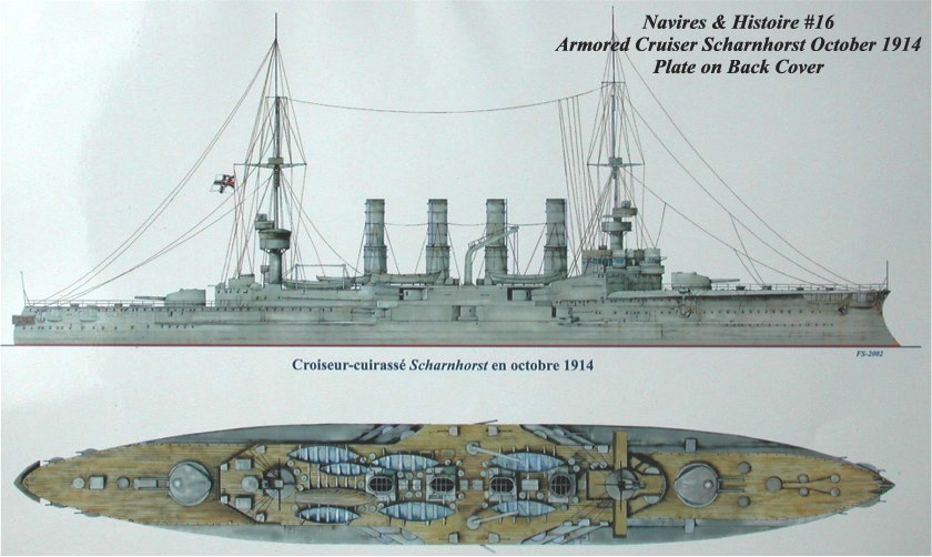 Броненосный крейсер Шарнхорст. Германия