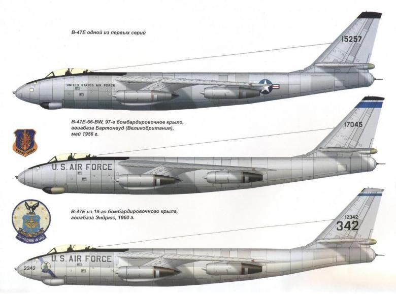 Стратегический бомбардировщик B-47 "Cтратоджет". США