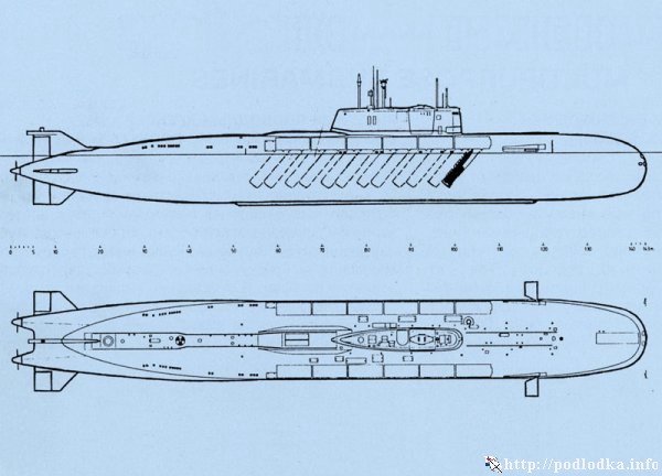 подлодка проекта 949А "Антей"