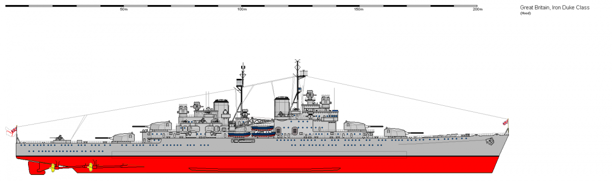 Альтернативный тяжёлый крейсер «Айрон Дюк». Англия