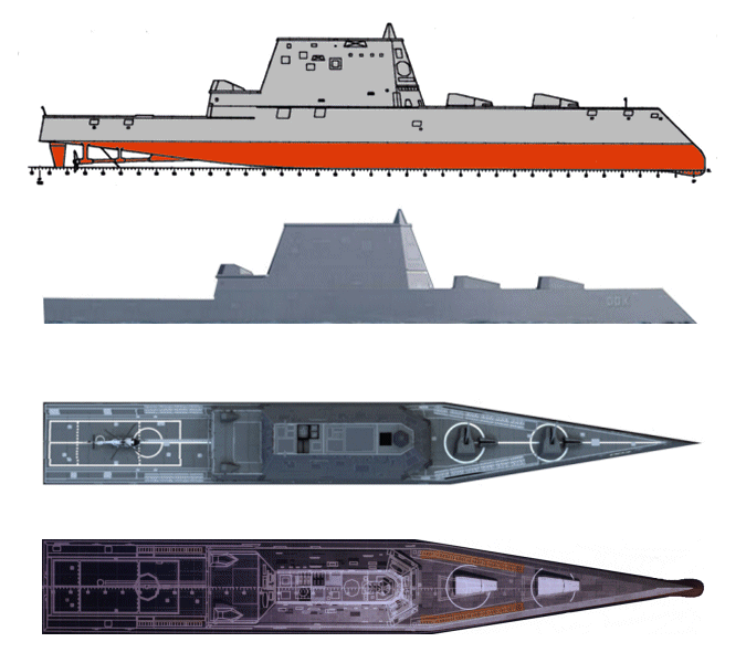 Эскадренные миноносцы типа «Замволт» (Zumwalt). США